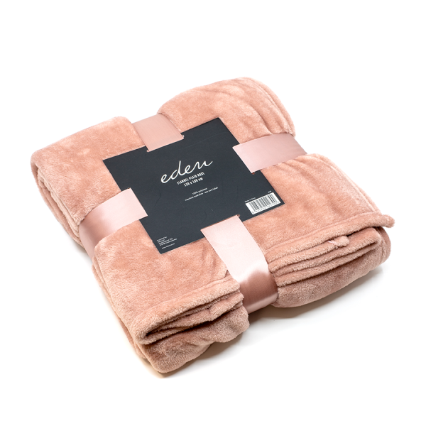 Eden Plaid Flanel Roze130x180cm