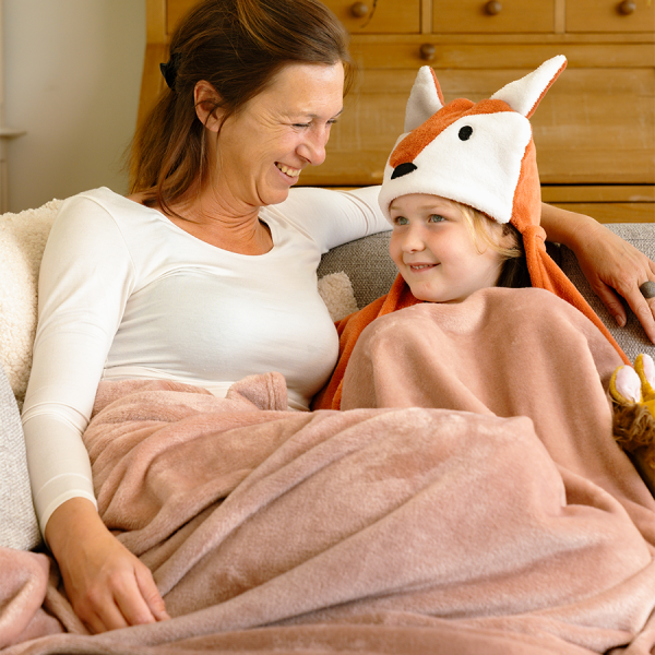 Eden Plaid Flanel Roze130x180cm