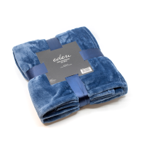 Eden Plaid Flanel Blauw 130x180cm