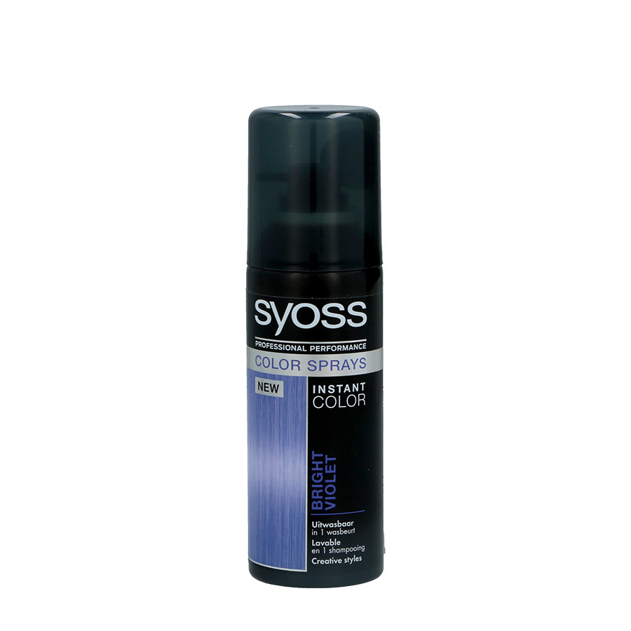 Syoss Color Spray Syoss Haarkleur Spray Bright Violet 120ml | Bij De Groothandel