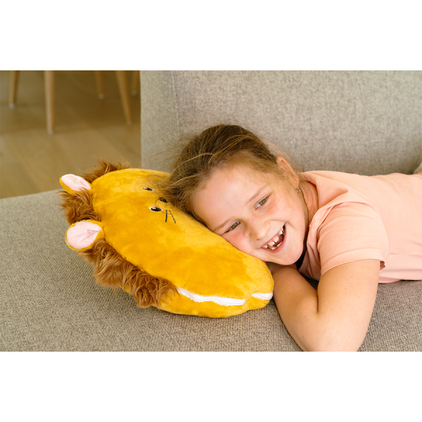 Eden Plaid Kussen Flanel Leeuw 120x160cm