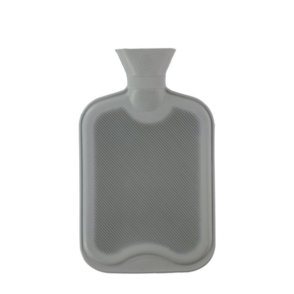 Warmwaterkruik Rubber Grijs 1000ml