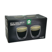 Barista Espressoglas Dubbelwandig 2 stuks