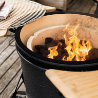 BergHOFF Ron Keramische BBQ Large Steengrijs 58cm 8-delig
