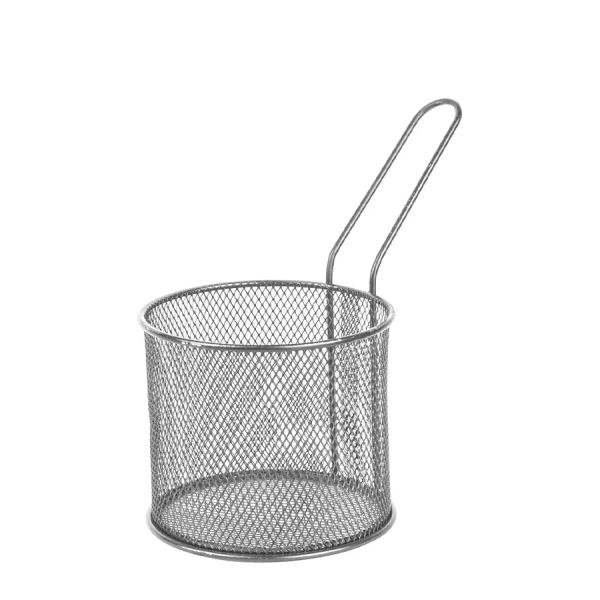 Gusta Serveermandje Friet Zilver Ø9,3x8cm