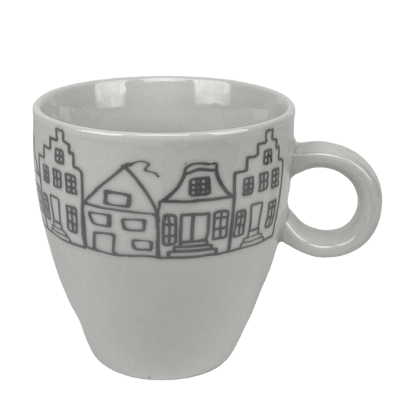 Net Even Anders Koffiemok Huisjes 4 stuks