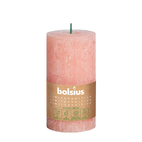 Bolsius Rustieke Stompkaars Earth 130/68mm