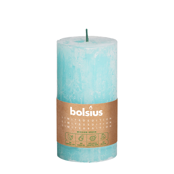 Bolsius Rustieke Stompkaars Sky 130/68mm