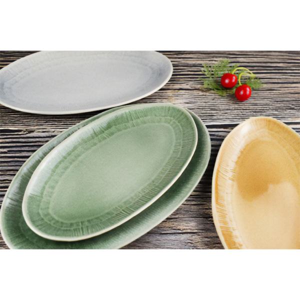 Cark Serveerschaal Color Lake Amber 26x14cm