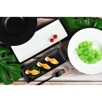 Cark Serveerschaal Ripple Black 25x9cm