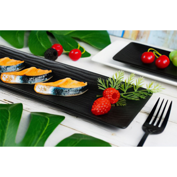 Cark Serveerschaal Ripple Black 31x11cm