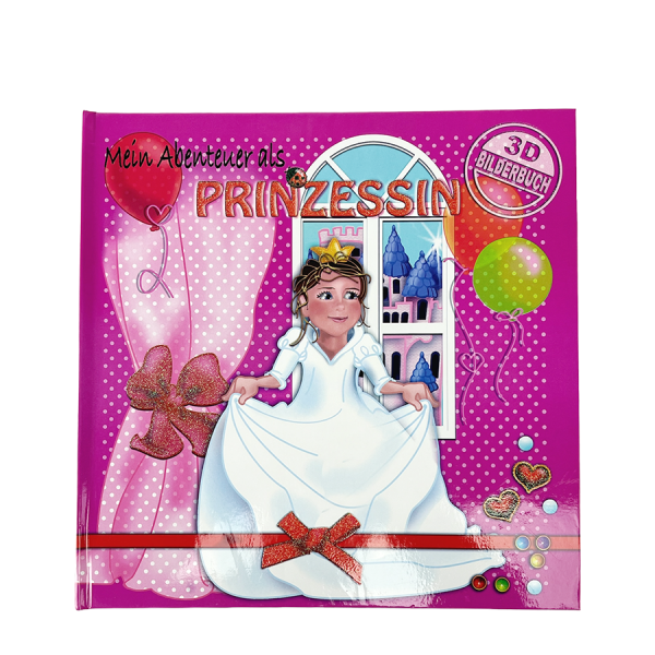 Prentenboek 3D Prinzessin Duits