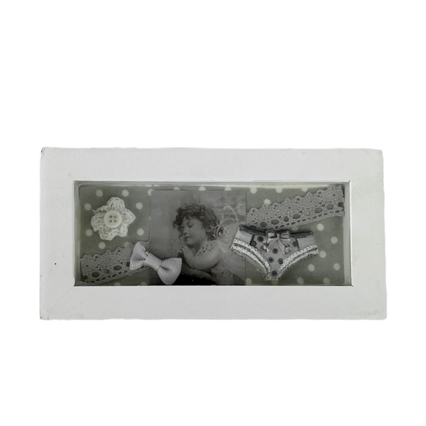 J-Line Opbergdoos Hout 16x8x5cm