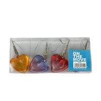 Kerstdecoratie Set Hartjes 4-delig