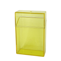 Sigarettendoosje Geel 6x2,7x9,3cm