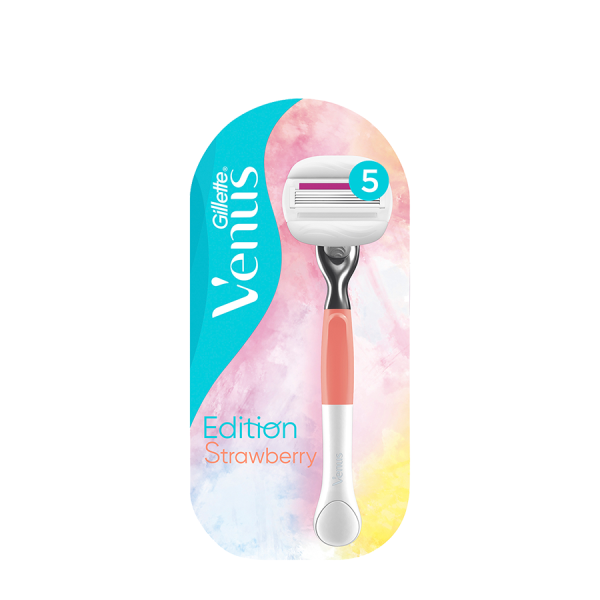 Gillette Scheersysteem Venus V Edition Comfortglide Strawberry