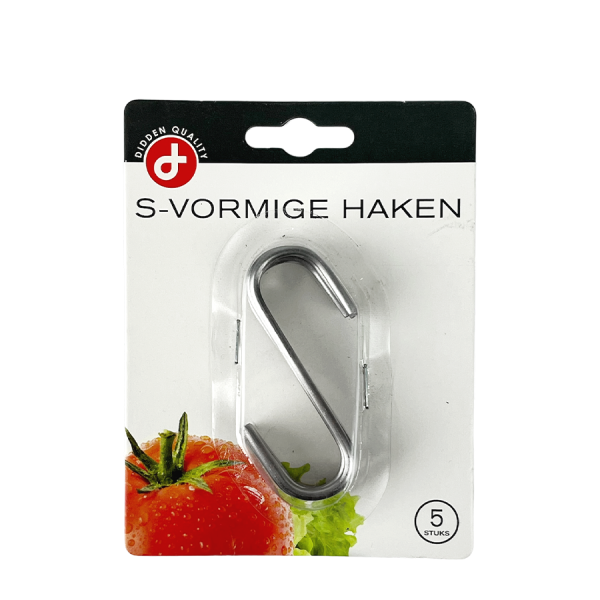 S-vormige Haken 5 stuks