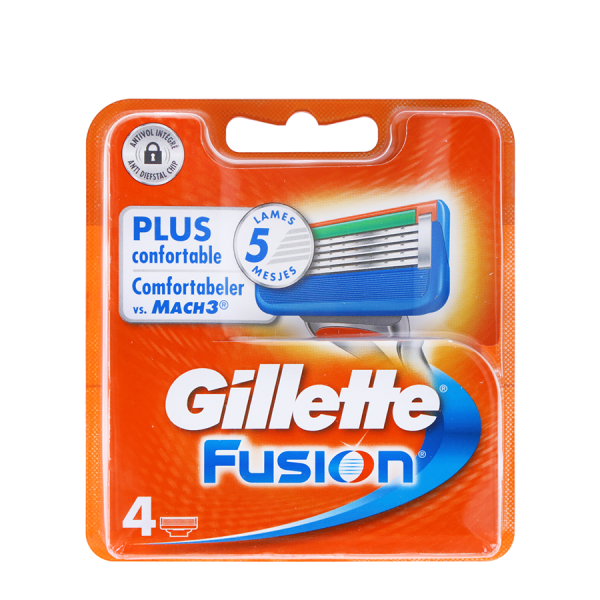 Gillette Scheermesjes Fusion 4 stuks