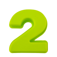 Secret De Gourmet Bakvorm Cijfer 2 Lime