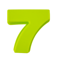 Secret De Gourmet Bakvorm Cijfer 7 Lime