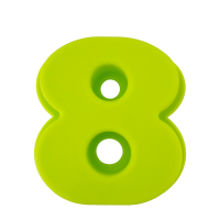 Secret De Gourmet Bakvorm Cijfer 8 Lime