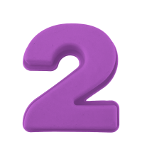 Secret De Gourmet Bakvorm Cijfer 2 Paars