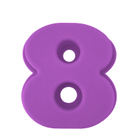 Secret De Gourmet Bakvorm Cijfer 8 Paars
