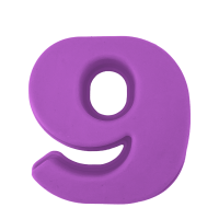 Secret De Gourmet Bakvorm Cijfer 9 Paars