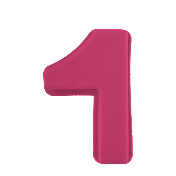 Secret De Gourmet Bakvorm Cijfer 1 Roze