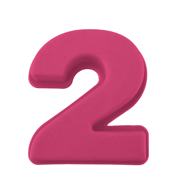 Secret De Gourmet Bakvorm Cijfer 2 Roze