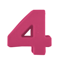 Secret De Gourmet Bakvorm Cijfer 4 Roze