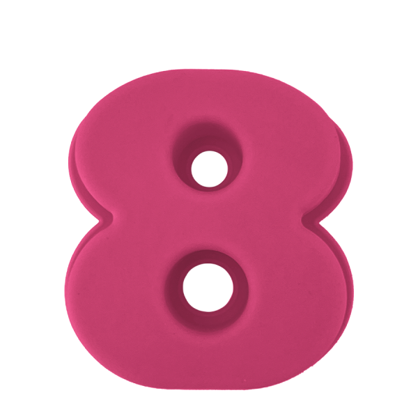 Secret De Gourmet Bakvorm Cijfer 8 Roze