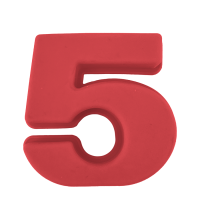 Secret De Gourmet Bakvorm Cijfer 5 Rood