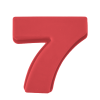 Secret De Gourmet Bakvorm Cijfer 7 Rood