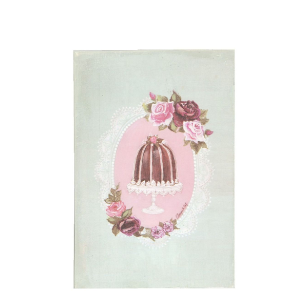 Clayre & Eef Wanddecoratie Vintage Hout 20x30x3cm