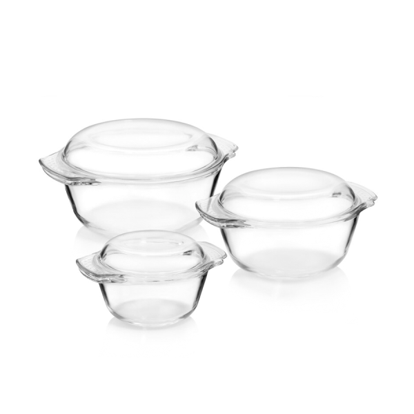 Sänger Ovenschaalset Glas Rond 6-delig