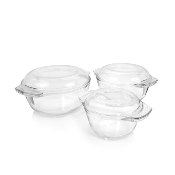 Sänger Ovenschaalset Glas Rond 6-delig