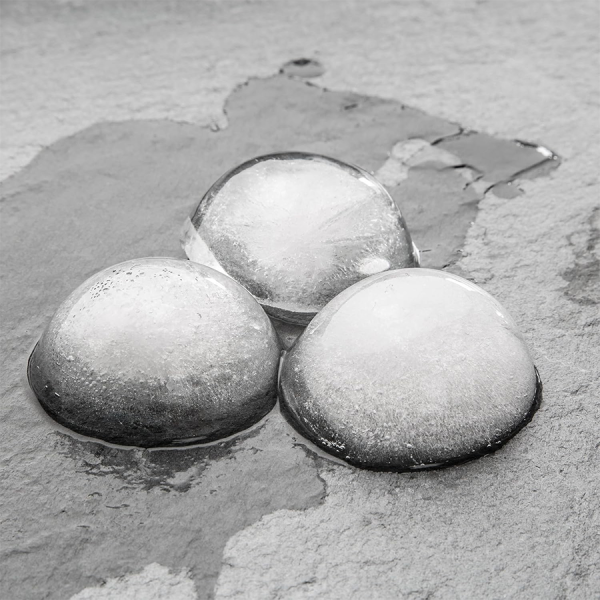 Levivo Ijsblokjesvorm Siliconen Halve Cirkel 8 Blokjes Wit