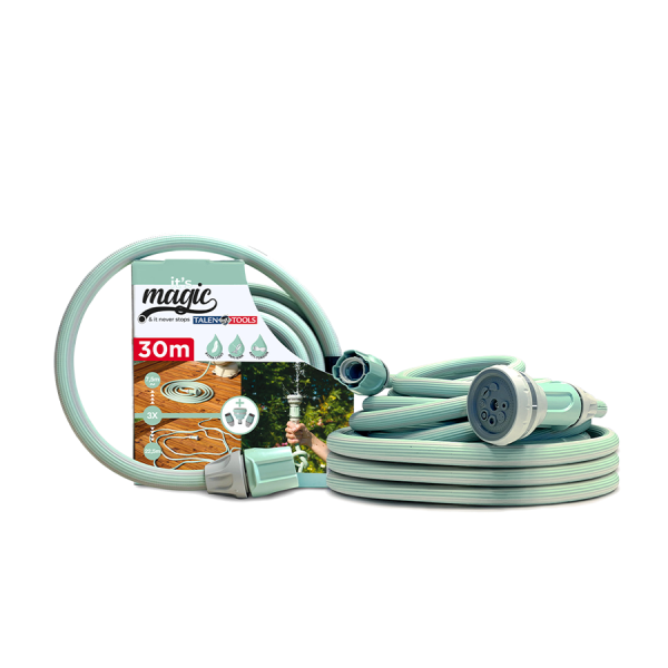 Talen Tools C'est Magic Soft Smart Growth Hose 30m Mint 4 pièces