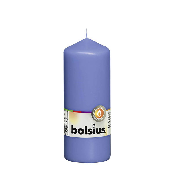 Bolsius Stompkaars Korenbloemblauw 150/58mm