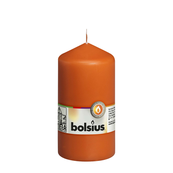 Bolsius Stompkaars Oranje 130/68mm
