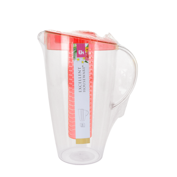 Excellent Houseware Schenkkan Infuser Rood 2L