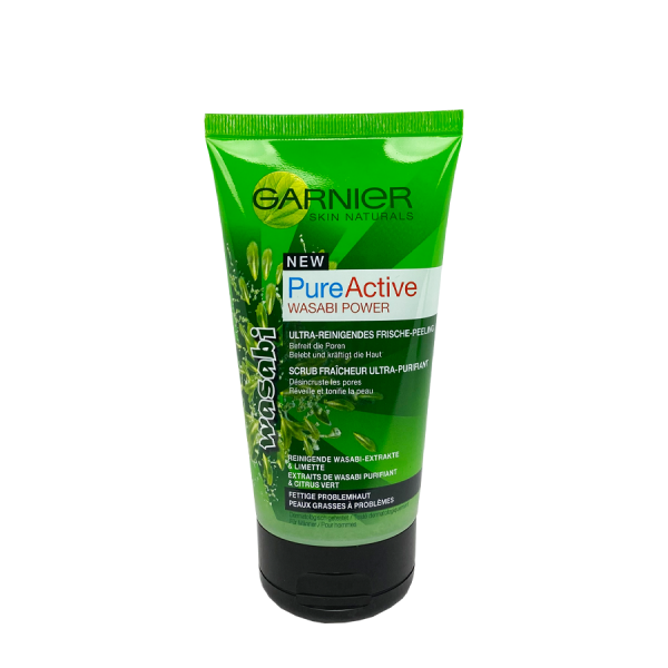 Garnier Pure Active Wasabi Scrub 150ml