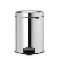 Brabantia Pedaalemmer Newicon 5 Liter Brilliant Steel Metalen Binnenemmer