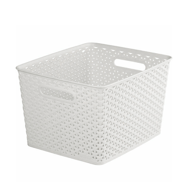 Curver Opbergmand My Style 18 Liter Natural Wit