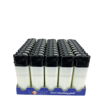 Tokai Aansteker Elektrisch Metallic Wit