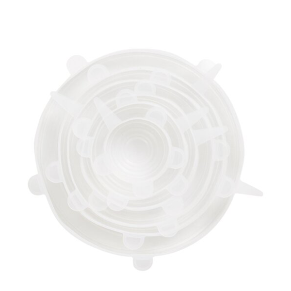 Day Deksel Universeel Silicone 6-delig