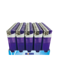 Tokai Aansteker Elektrisch Transparant Paars