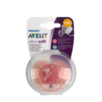 Philips Fopspeen Avent Ultra Soft Roze
