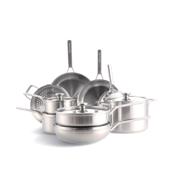 Merten & Storck Potten- En Pannenset RVS 14-delig